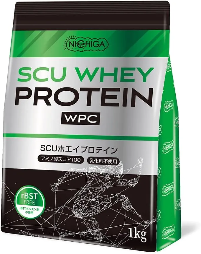 NICHIGA SCU ホエイプロテイン 1kg